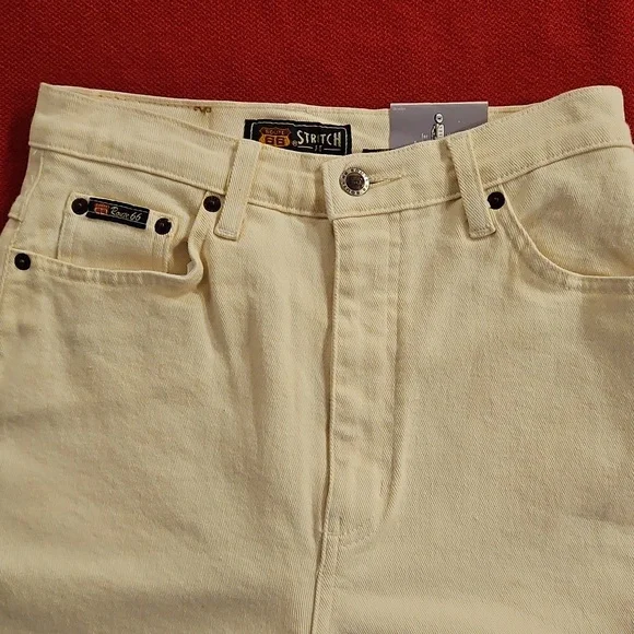 Route 66 ladies stretch fit Ivory White jeans Sz. 9/10 K Mart New Old Stock - Picture 4 of 10